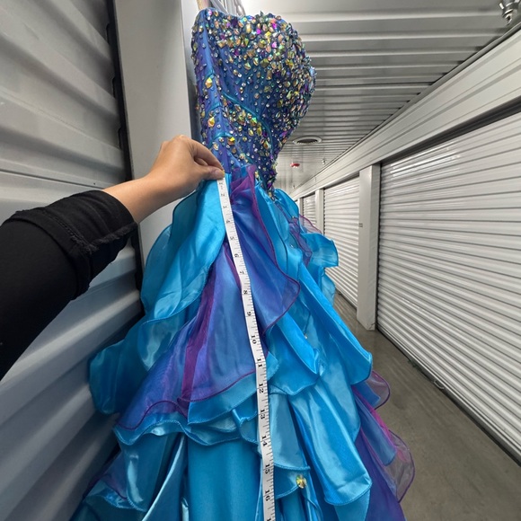 Princess by Mary’s Beaded Ball Gown – Size 8 – Blue/Purple – New With Tags - Picture 11 of 13